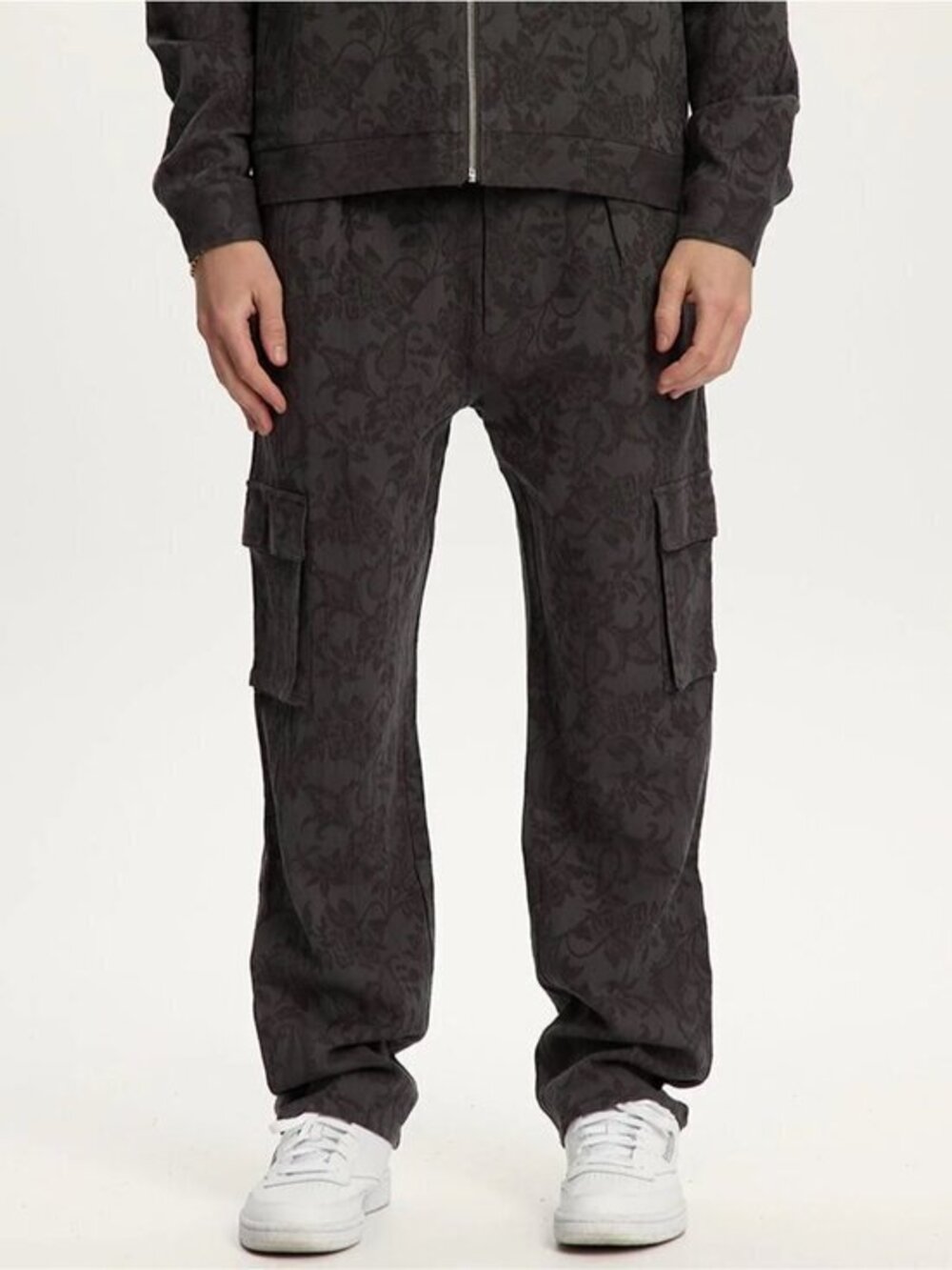 NWT Kuwalla Montreal Jacquard Linen Cargo Pant Size XXL